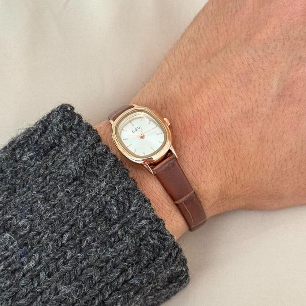 Unbranded Men's Brown and Gold Watch